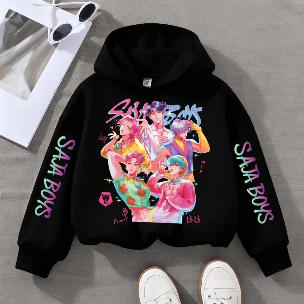 Kpop Witcher Children's Clothing Men and Girls Autumn/Winter Fashion Comfortable Hooded Sweatshirt