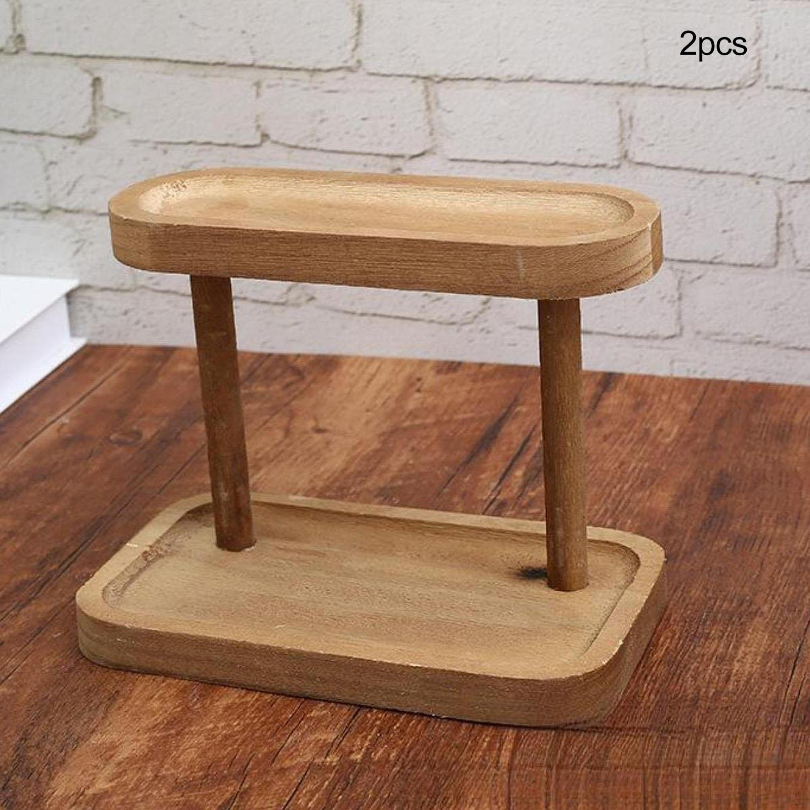 

Elegant Wooden Jewelry Organizer for Keys And Bracelets коричневый