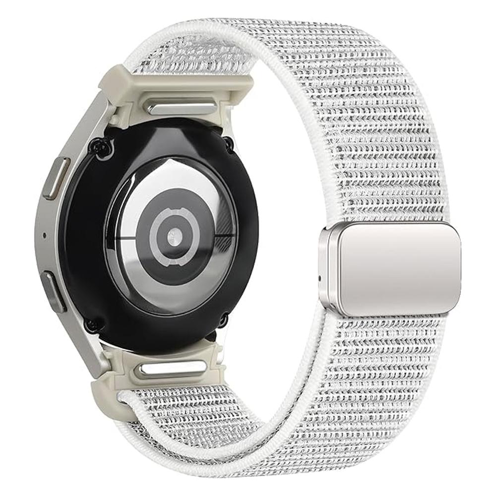 Band For Samsung Galaxy Watch 4/5/6/7/FE/classic/5 Pro 44mm 40mm No Gaps Magnetic Nylon Bracelet Correa Galaxy Watch 7 Strap
