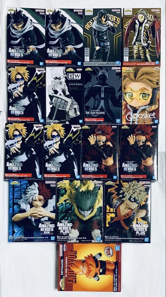 [USED] My Hero Academia Figures 16 pieces