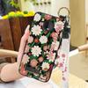 Ring Wristband Phone Case For MOTO Z4 Play Oil Painting Fashion Design Kickstand Anti-knock Back Cover Anti-dust Lanyard