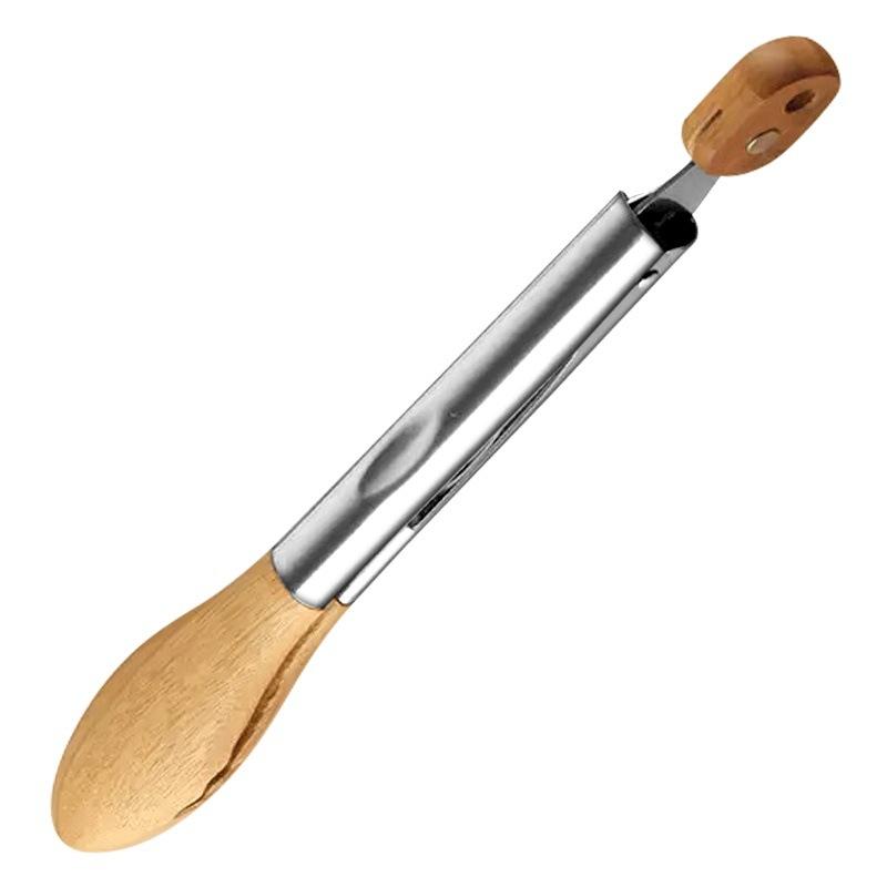 Walnut food clip stainless steel food clipBBQBarbecue tongs, barbecue tongs, plum blossom head