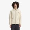 Fred Perry [Sharp] Slub Jersey Zip Through Pullover - Oatmeal Afpm2417858-691