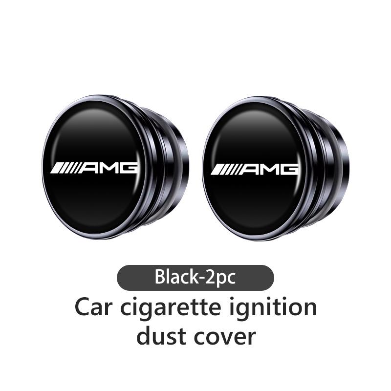 BKS2 Universal Car Cigarette Lighter Dust Proof Cover Cap Accessories For Mercedes Benz AMG A B C E S G Class A180 CLK CLA GLE GLC
