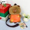 New Cute Capibara Plush Shoulder Bags Soft Kawaii Capybara Single-shoulder Bag Girls' Casual Crossbody Bag for Women Gifts