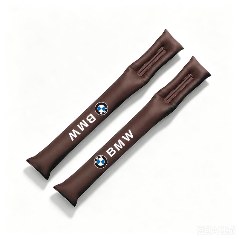 2Pcs Car Seat Gap Filler Strip Soft Pads Leather For BMW E46 E90 E60 F30 F10 E39 E36 F20 G20 G30 E92 E87 E91 X5 E70 F11 E30 F31 VM4