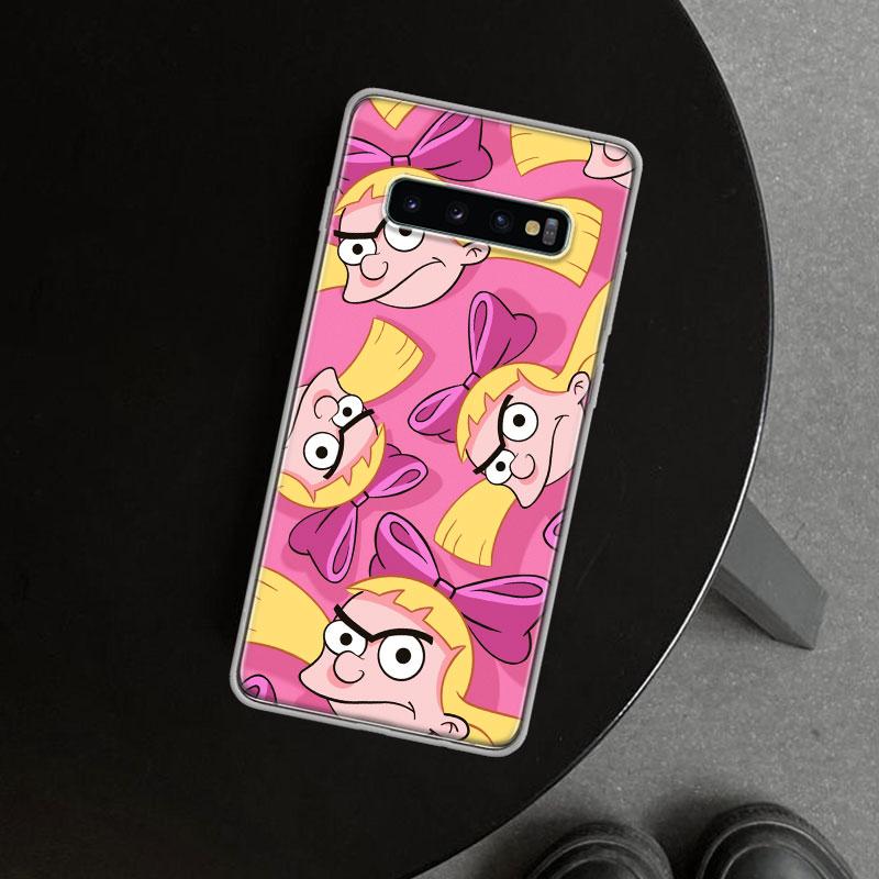 Hey Arnold Helga Cute Funny Cartoon Phone Case Cover for Samsung Galaxy S26 S25 Edge S24 S23 Ultra S22 Plus S21 FE S20 + Art Cus