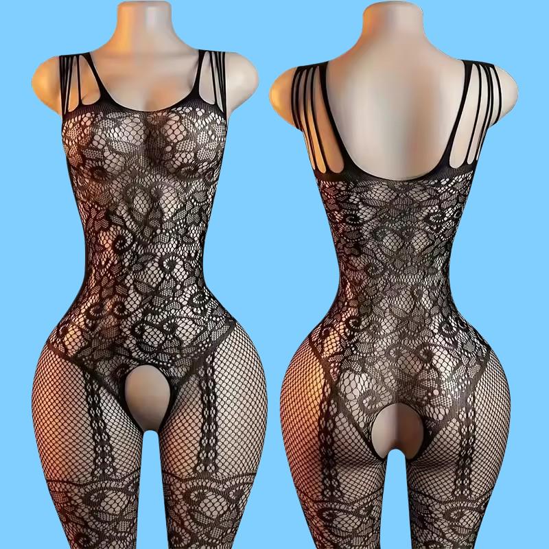 Sexy Adult Women Crossover Bodystockings Crotchless Bold Sex Body Stocking Lingerie Black Tights Porn Outfits Desire Underwear