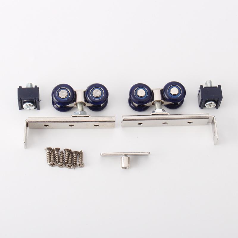 Skåp skjutdörr rullset i rostfritt stål