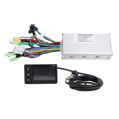 בקר חשמלי לאופניים חשמליים 36V 48V 60V 500W 28A גל סינוס 3 מצבים ללא מברשות V890 תצוגת LCD
