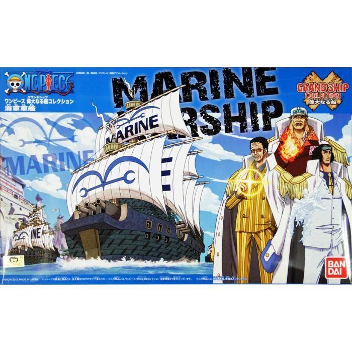 Model - BANDAI - Grand Ship Collection - Marine Warrior - Bílý - Vícebarevný