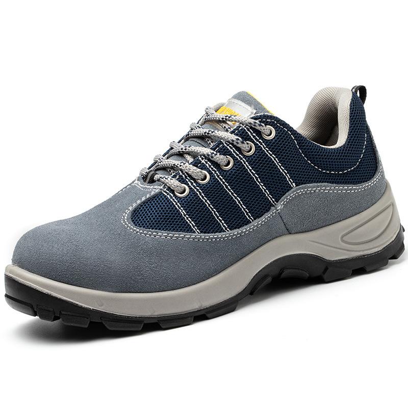Scarpe di Protezione Lavoro Basse, da Uomo Antinfortunistiche Anti-schiacciamento, Anti-perforazione, Punta in Acciaio, Resistenti all'Usura, Antiscivolo, Scarpe da Lavoro di Sicurezza