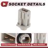 X Autohaux Side Marker Light Socket Wiring for Volkswagen T4 1990-2003 No.191941669A