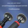 JZDASI Pneumatic Steel Wire Cleaning Brush Kit