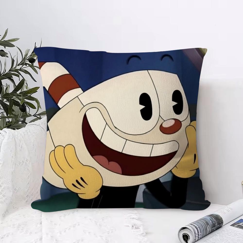 

Guinea Pig Cake Cushion Cover Anti-dustmite Pillowcase Invisible Zipper Silky Short Plush Sofa Cushion Cover 30cmx30cm