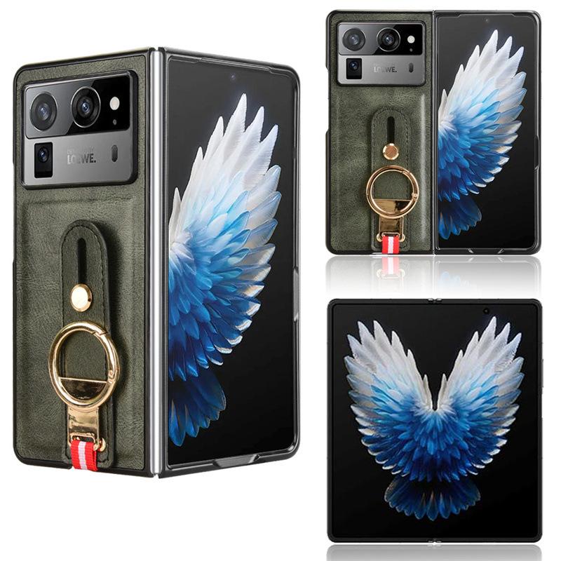 Handyhülle für Tecno Phantom V Fold2/Phantom V Fold mit Handschlaufe, stoßfeste Stoßstange, Schutzhülle