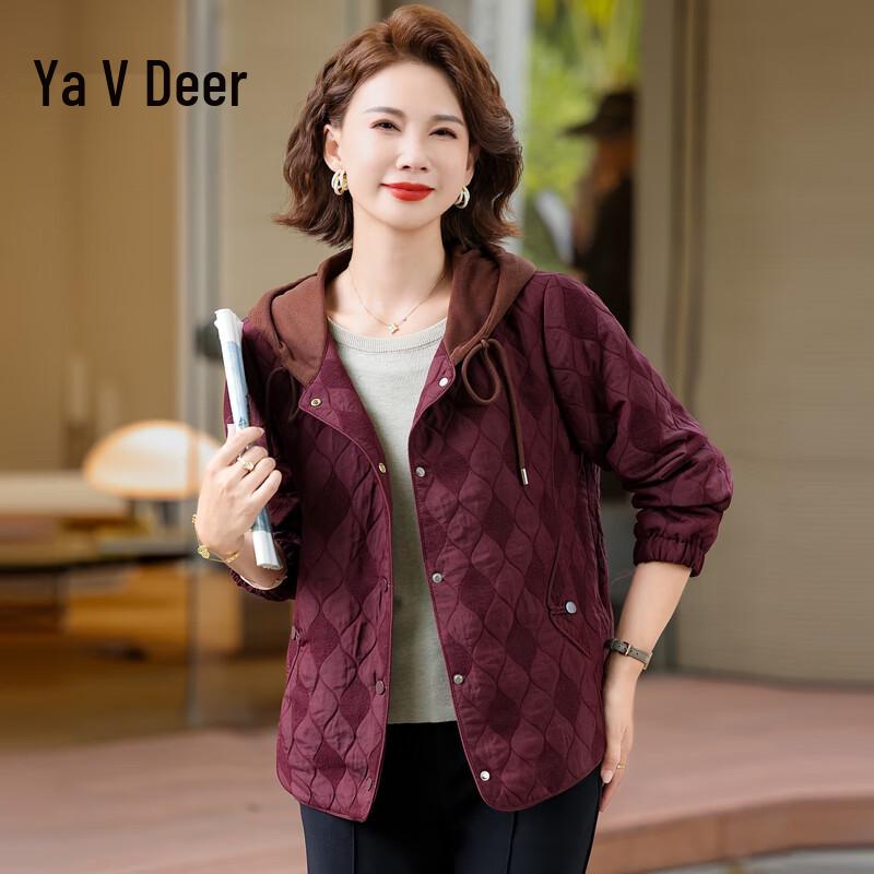 

Тонкая куртка Yalu с капюшоном свободного кроя для женщин среднего возраста 2XL