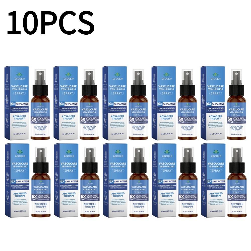 1-10PCS Leg Cramp & Soreness Relief Spray Natural Plant Extract Soothing Mist Portable Design for Gentle Care for Fatigued Leg