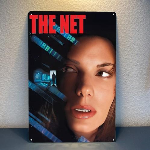 k1The Net Sandra Bullock Movie Metal Poster Tin Sign 20x30cm Collectable Plaque  aluminum 20x30cm（7.8x11.8inch）