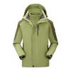 Autumn and Winter Style Jacket, Windproof and Waterproof Jacket, Three-in-one Removable Gold Mink Velvet Liner, Warm Mountaineering Jacket