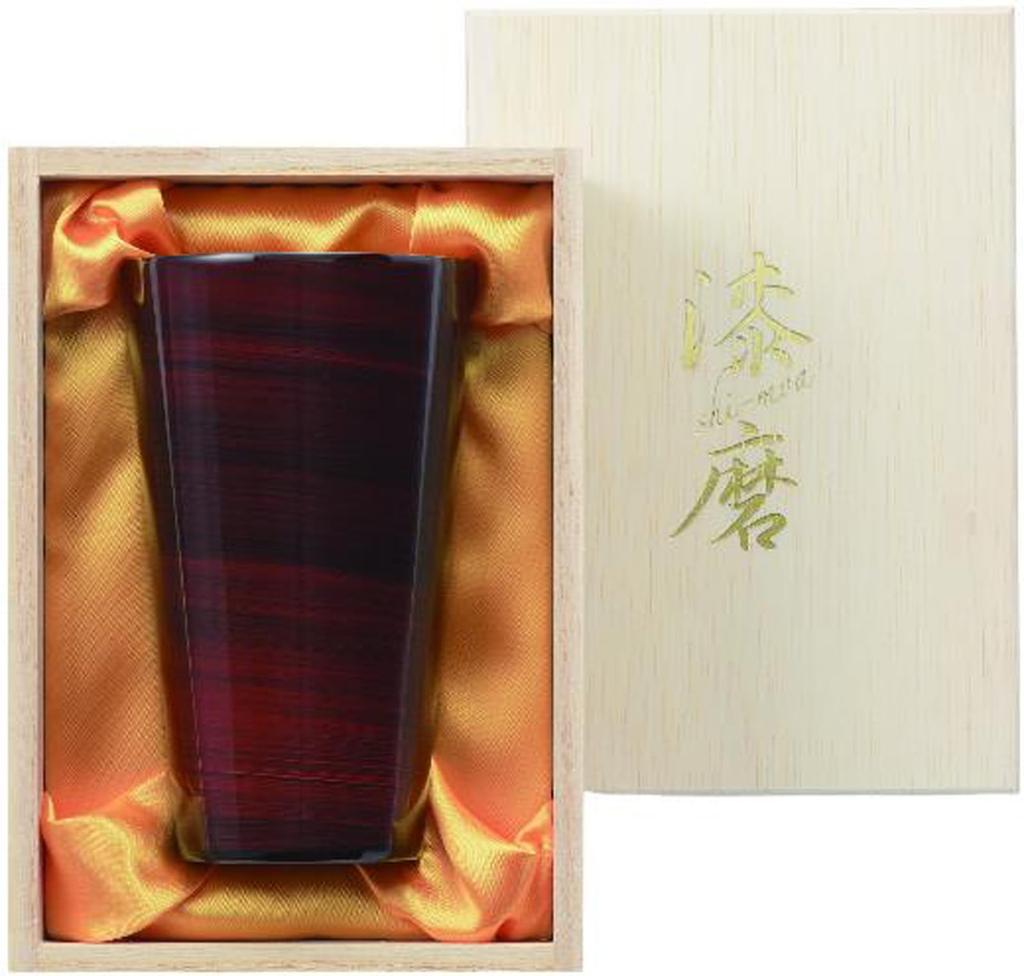 Urushi Straight Tumbler, Akatsuki (Dawn) TS-11