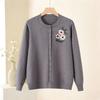 Stylish Spring 2026 Knit Sweater for Middle-Aged and Elderly Women