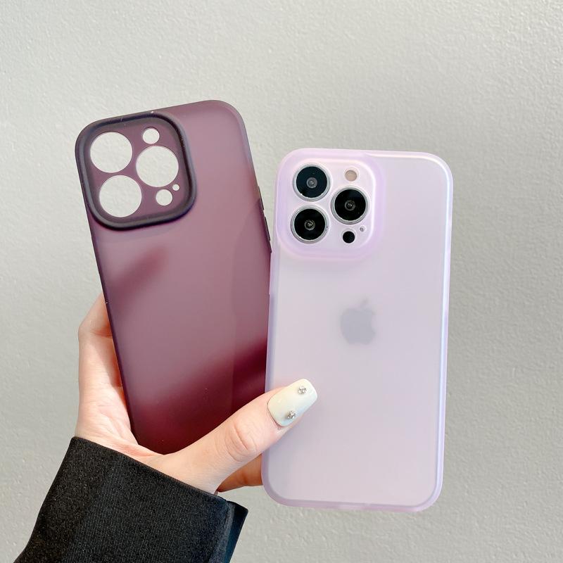 Translucent for Apple Liquid Silicone Phone Case 14 for IPhone 15 Promax All-Inclusive Anti-Fall