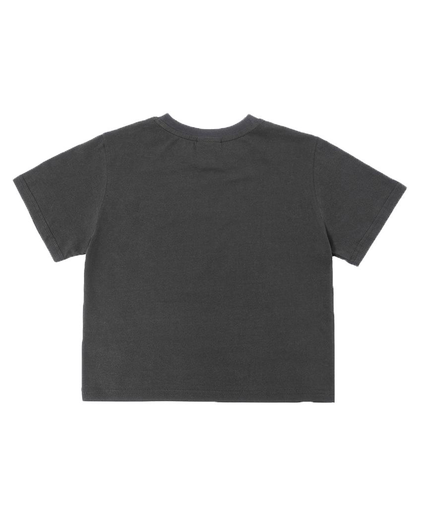 MATCHGLOBE Best Friends Crop Top (Dark Gray)