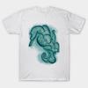 T Shirt Women Blue Seahorse Harajuku Print Kawaii Tshirt Summer Short Sleeve Female T-Shirt Top Tee
