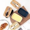 Multifunctional Butter, Cheese, and Jam Spreader with Wooden Box for Baking