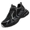 men's casual steel toe caps working safety shoes air mesh summer safe boots worker tooling security boots insulated sneakers man