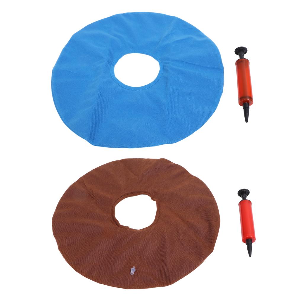 Inflatable Sitting Cushion Round Shape Prevent Bedsore Leakproof Wheelchair Stool Chair Cushion