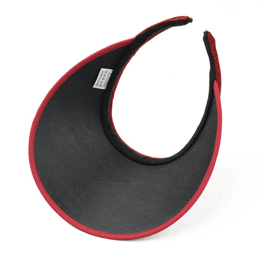 Uv Protection Summer Hat Linen Visor Sun Hat Hollow Top For Hiking And Beach Adjustable Fit For Adult And Kids Head 50-58Cm