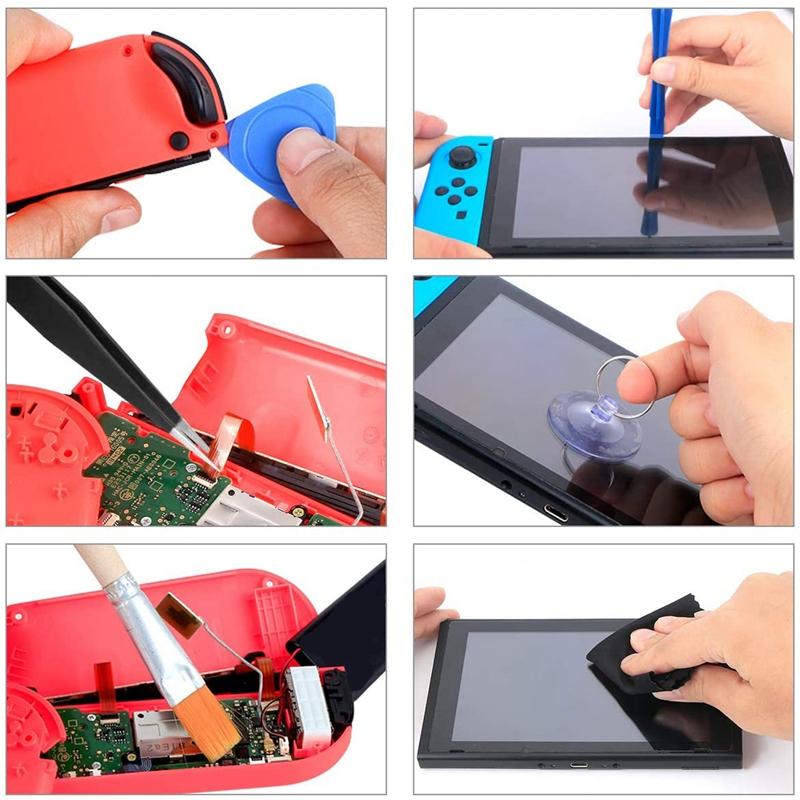 24Pcs 3D Replacement Joystick for Joycon Joystick Replacement for Nintendo Switch Joy Con Grip Accessories