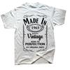 Made In 1965 T-Shirt Unisex Unisex  Plus Size O-Neck Streetwear Harajuku Vintage Daily Casual Oversized Unisex Tees