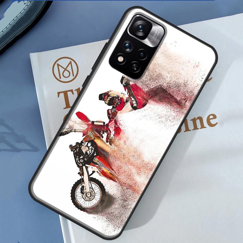Moto Cross Motorcycle Sports Case For Xiaomi Redmi 13C 10C 12C 14C Redmi Note 14 13 Pro 12 11 9 10 9S 10S 11S 12S Cover