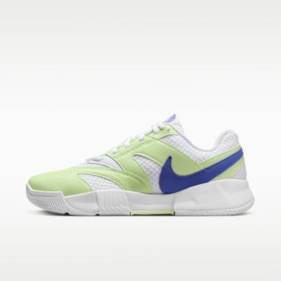 Nike Court Lite 4 White Light Liquid Lime Sapphire (Women s) 36