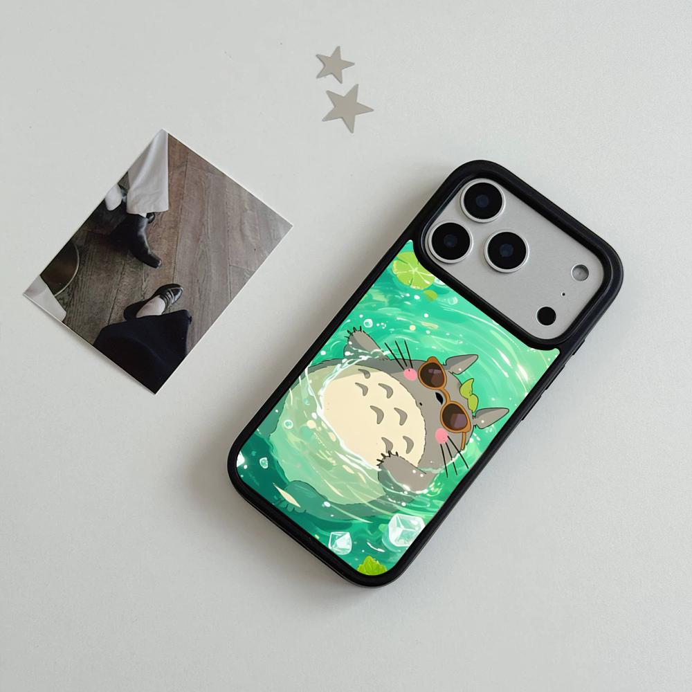 T-Totoro C-Cute Anime Phone Case For IPhone 17 Air 16 15 14 Plus 13 12 11 Pro Max Dual Tone Hard PC Fashion Protective Cover