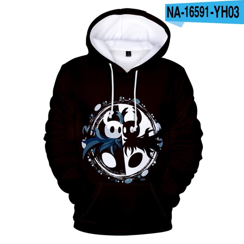 Hollow Knight Hoodies 2025 Vintage Merch Hoodie Men and Women Hip-hop Sports Pullover Sweatshirt