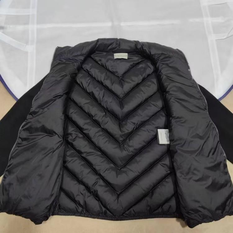 M High Version Autumn and Winter New Down Jacket Light Long Sleeve Wool Sleeve Casual Age Reduction Versatile