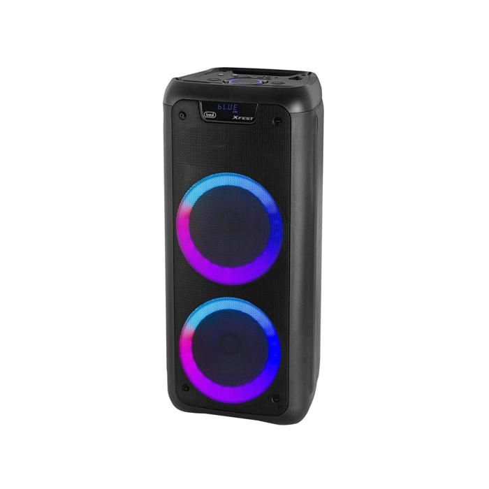 Přenosný Zesílený Reproduktor - TREVI - XFest XF 600 KO - 80 W - USB/Micro SD/AUX-in/Bluetooth - Karaoke Party