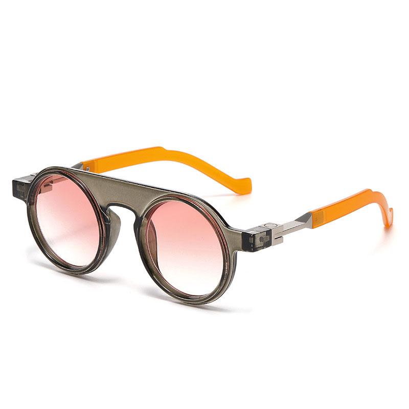 Vintage  Luxury Brand Designer Round Sunglasses Women For Men Shades Popular Steampunk Party Hip Hop High Quality Eyeglasses