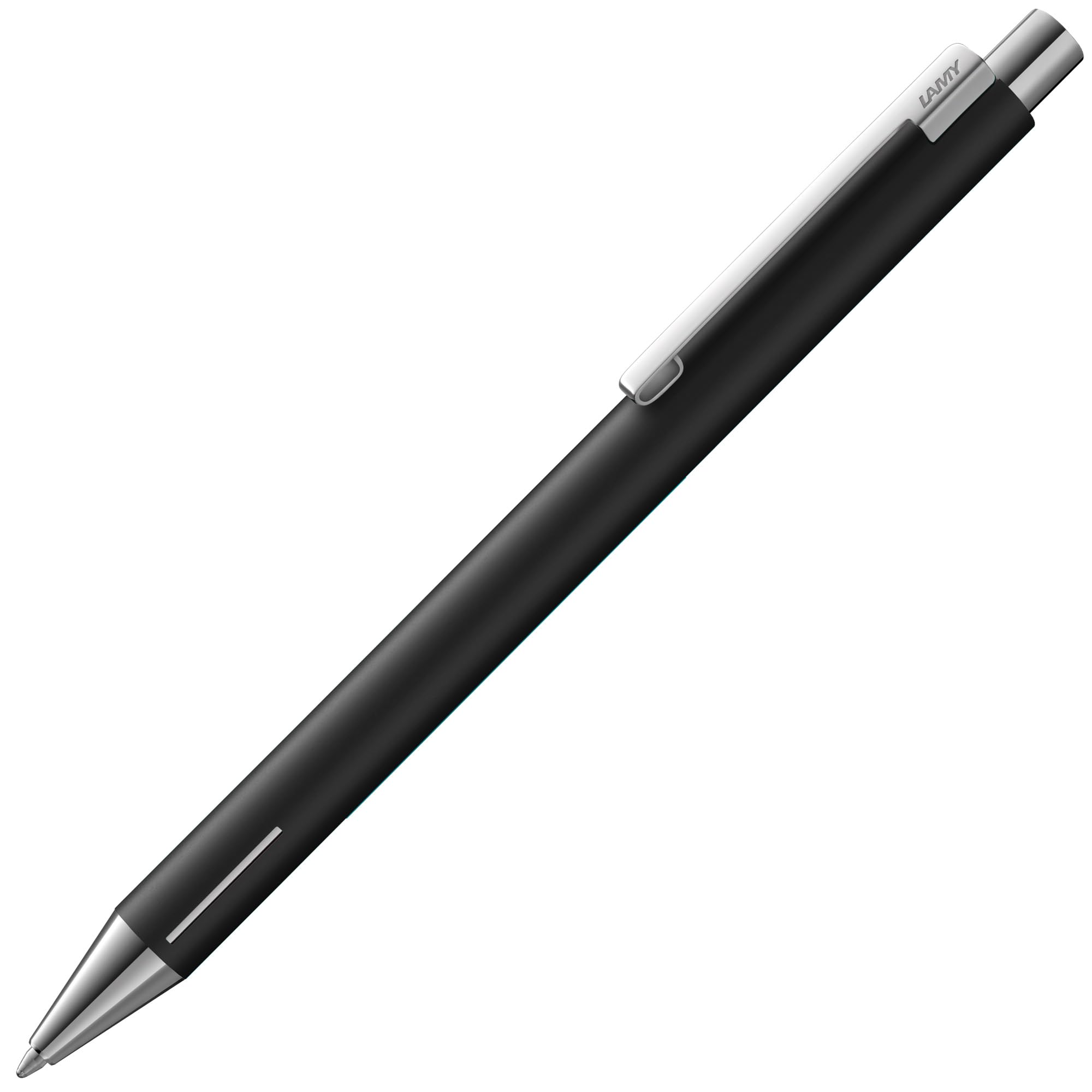

Lamy econ 240 Ballpoint Stainless Matte Striking Curved Large M 16mm Black Line Width Pen, Steel, Black, Clip, Refill,