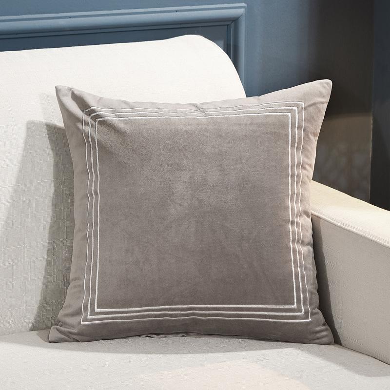 

Luxury Nordic Cushion Covers Velvet Soft Pillow Cover Decorative Pillow Cases Bedroom Living Room Car Sofa Decoration Home Decor 46x46cm