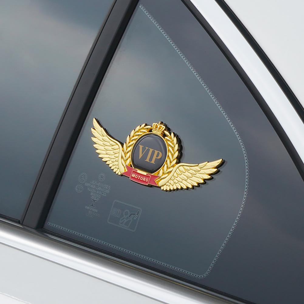 Unique  Emblem Sticker Compact 3D VIP Emblem Sticker Exquisite Workmanship Self Adhesive Car 3D Decal for Car