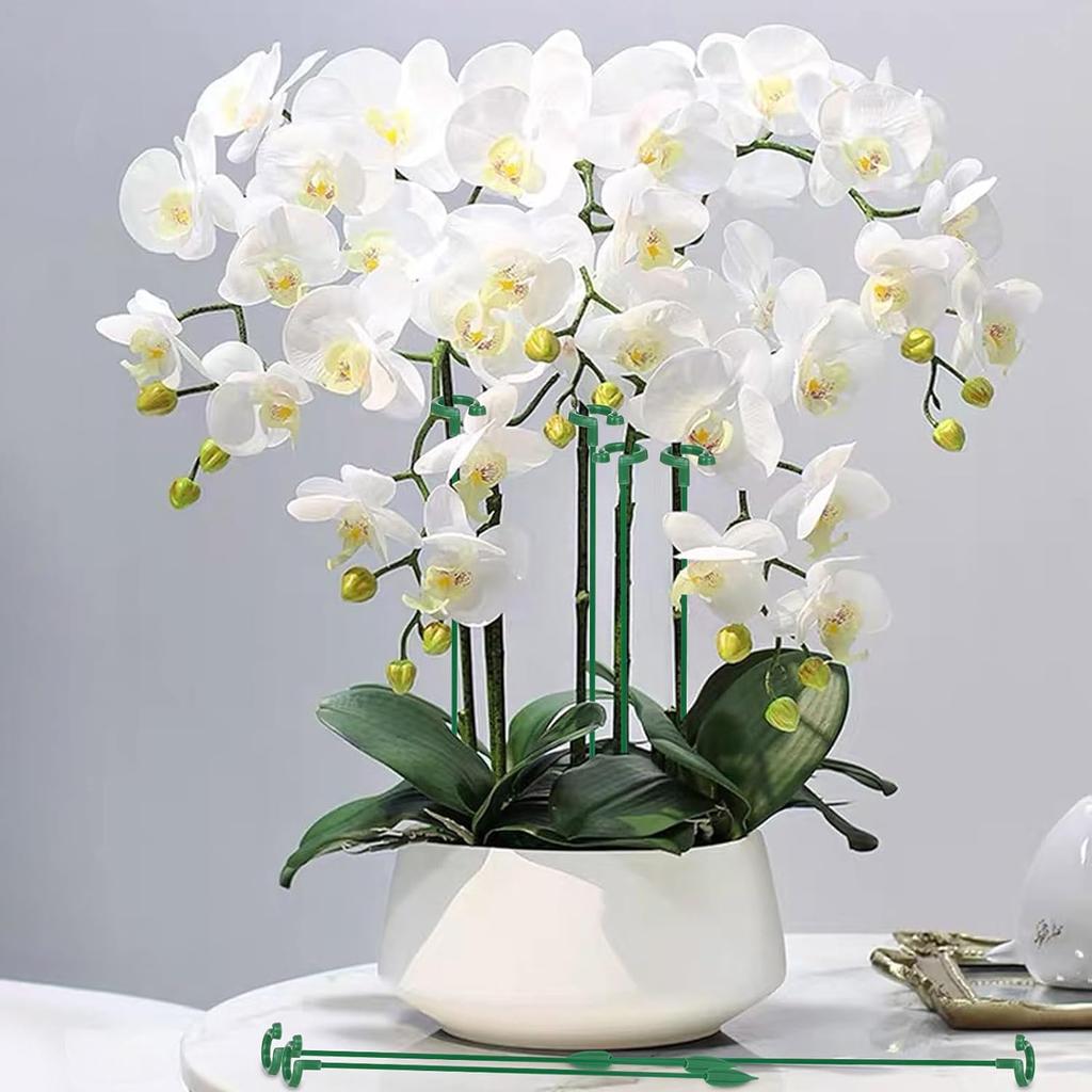 10PCS Shaped Support Pole Flower Rack Bracket, Fixed Anti Lodging And Leaf Protection Frame For Potted Plants And Flowers, Stable And Durable