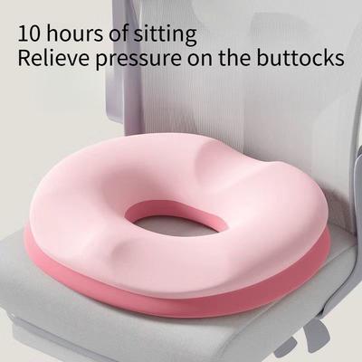 1PC Tailspine Decompression Memory Foam Cushion, Postoperative Office Chair Beautiful Buttocks, Breathable Seat Cushion, Thickened Cushion
