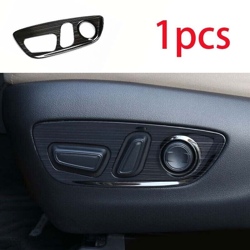1PCS Seat Adjustment Button Panel Trim Black Titanium For Toyota RAV4 -
