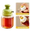 Press-top Glass Oil Bottle,Soy Sauce And Vinegar Condiment Bottle,Home Kitchen Spice Metered Oil Control Bottle