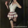 Sex Underwear Female Sexy Jk Skirt Shirt Pure Desire Secretary Pajamas Uniform Seduction Suit Clothes Qqny